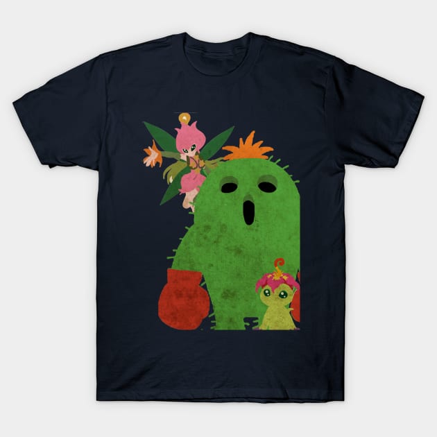 Palmon digivolution T-Shirt by The darkcartoon